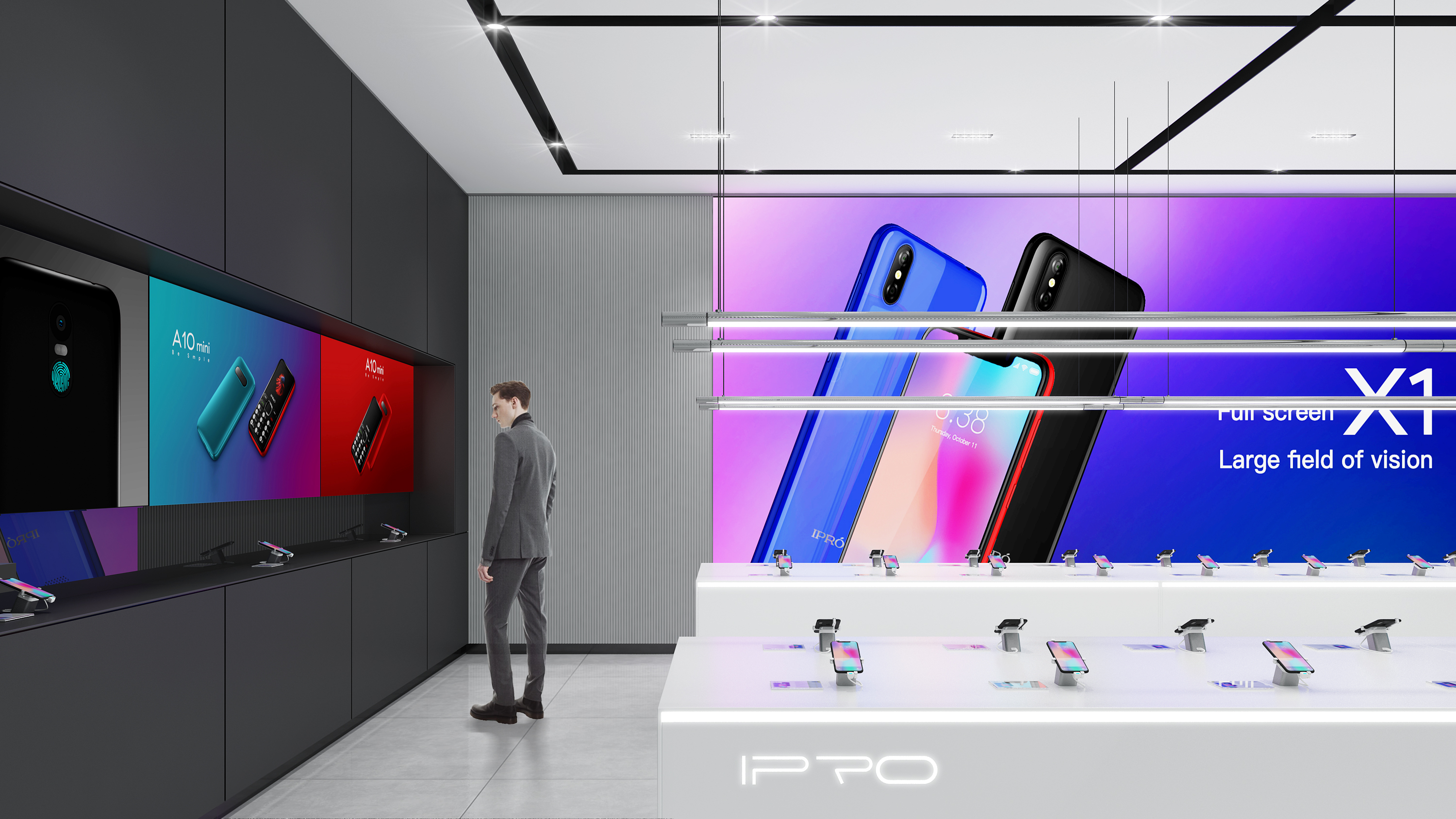 展廳裝修怎樣突出視覺效果？