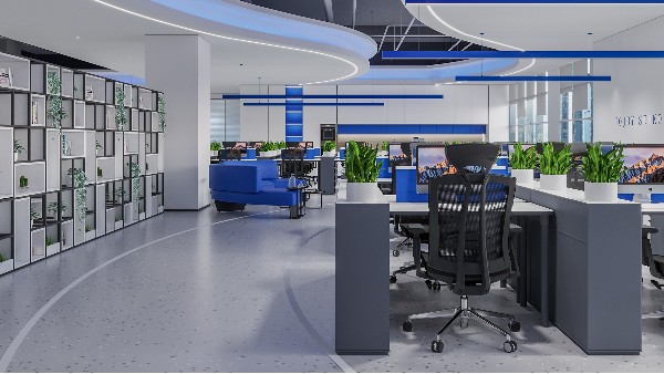 目前比較流行的辦公室裝修設(shè)計(jì)風(fēng)格有哪些?（現(xiàn)代簡約風(fēng)）