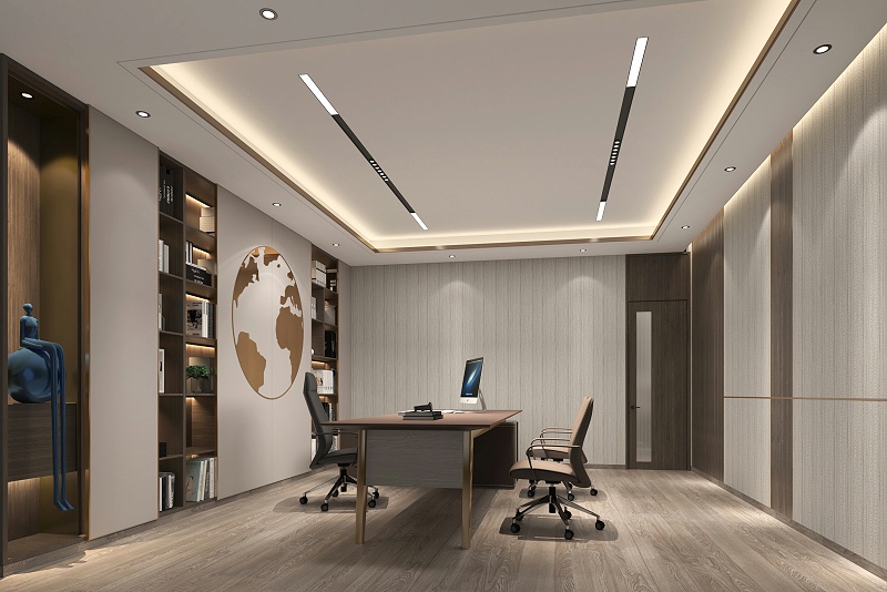董事長辦公室效果圖