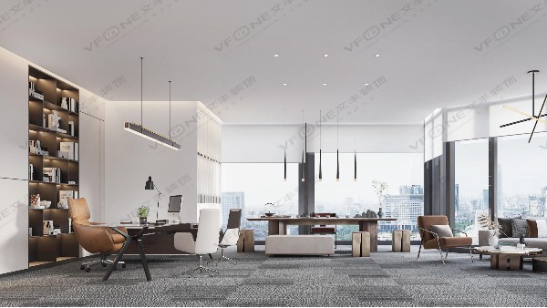 現(xiàn)代風(fēng)辦公空間設(shè)計效果圖-光明區(qū)企業(yè)裝修效果圖