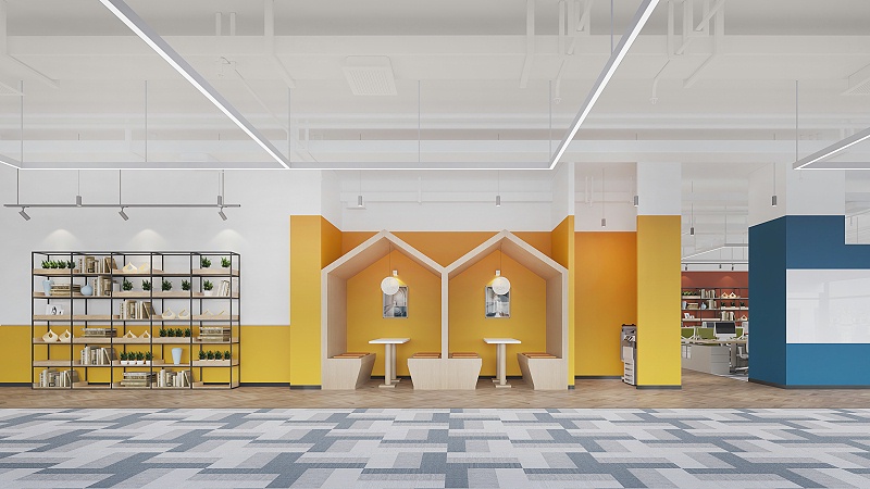 個(gè)性辦公室設(shè)計(jì)效果圖-文豐裝飾