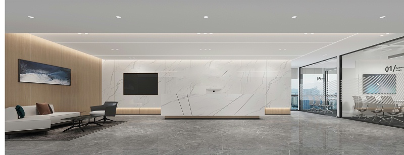 慧為智能科技前臺(tái)設(shè)計(jì)-文豐裝飾