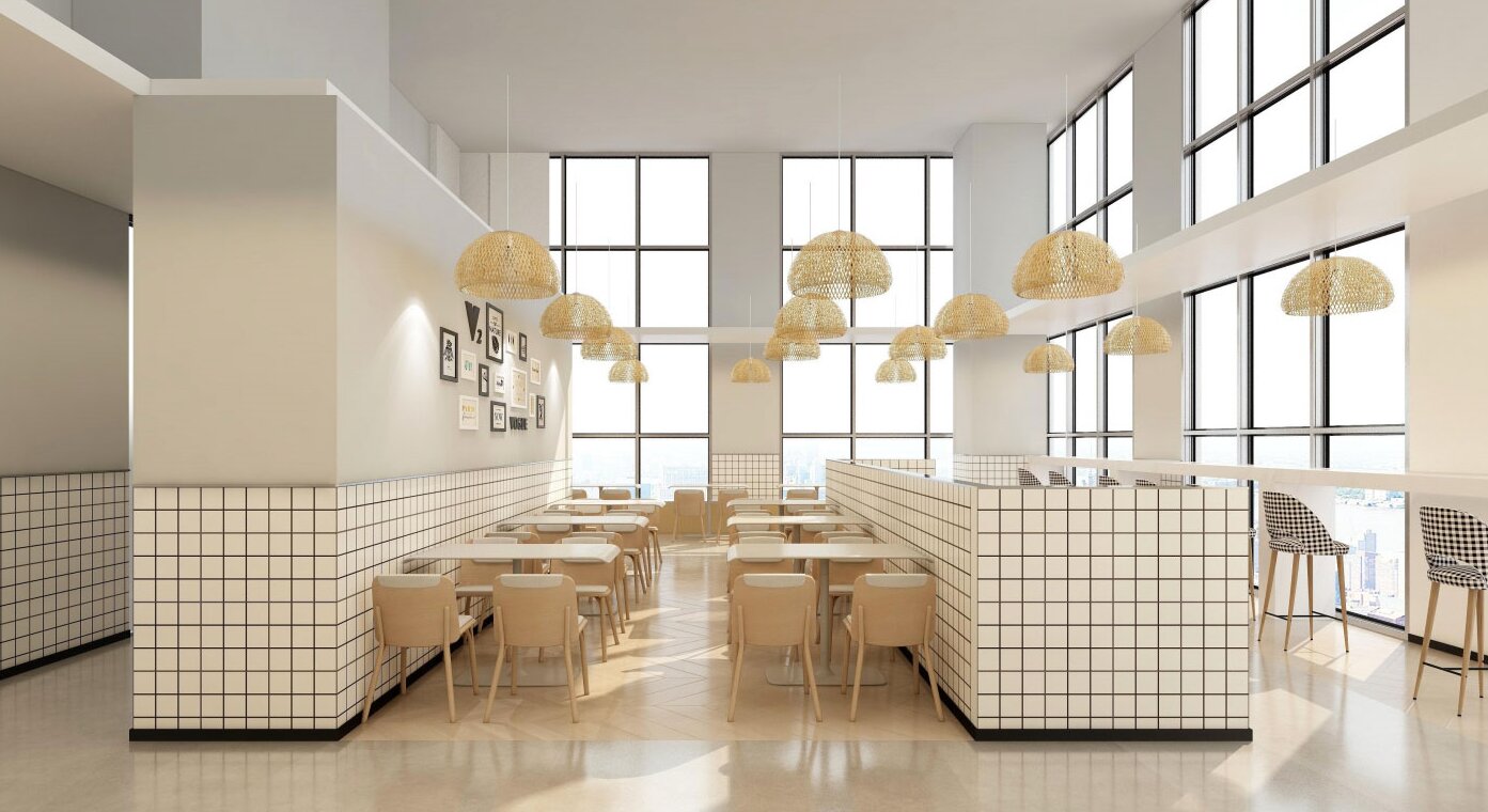 溫馨又治愈的奶油風(fēng)餐廳設(shè)計(jì)，吃飯都更香！