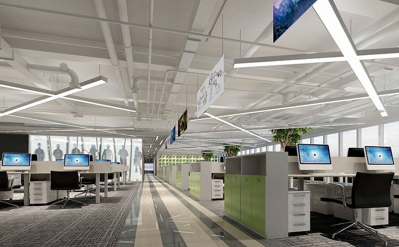 文豐裝飾辦公室裝修效果圖