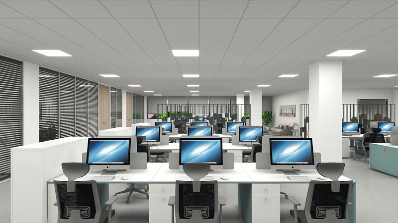 開放辦公區(qū)裝修設(shè)計(jì)-文豐裝飾