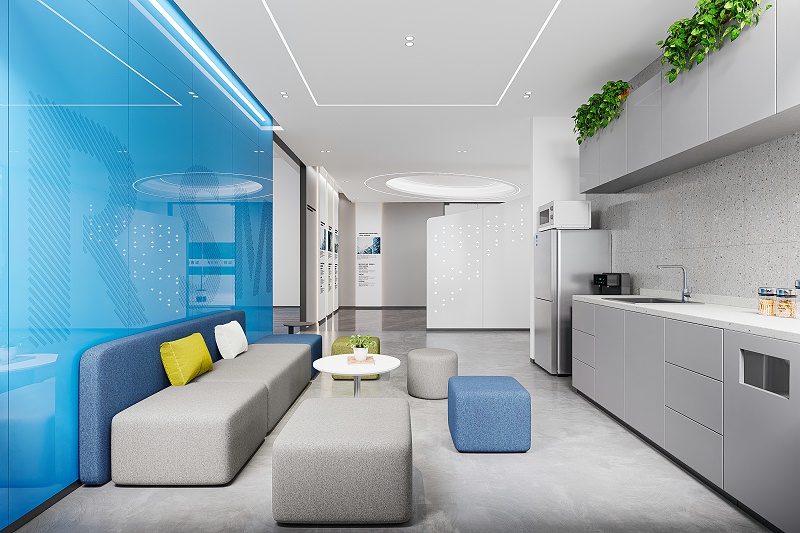 容誠接待區(qū)效果圖-文豐裝飾