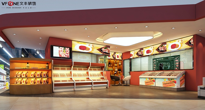 文豐裝飾餐飲店面設(shè)計效果圖
