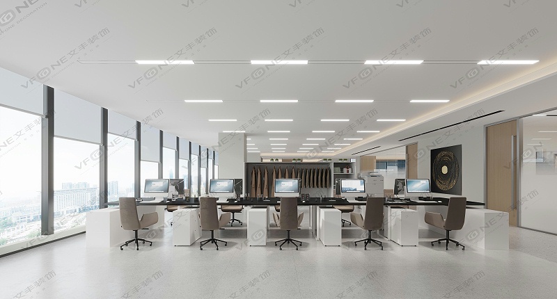 開放辦公區(qū)設(shè)計(jì)效果圖
