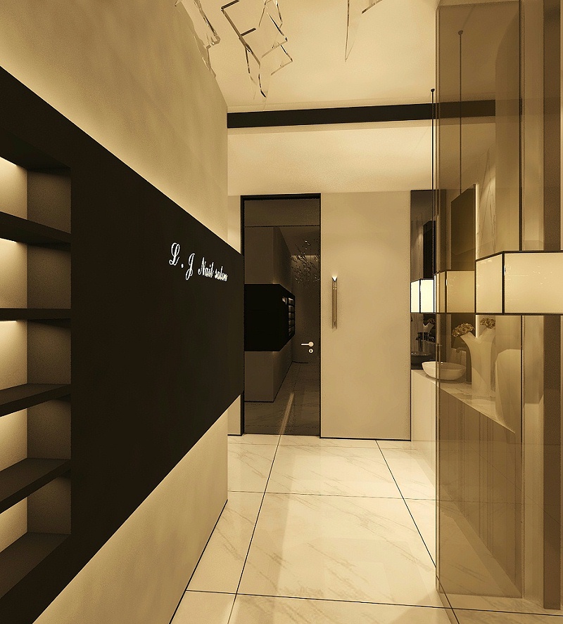 深圳美甲店裝修設計