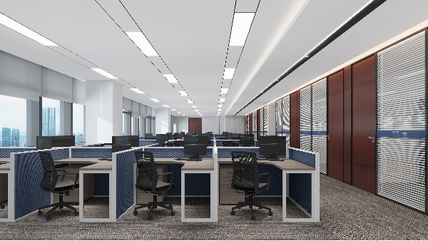 辦公室裝修圖片效果圖-小型辦公室裝修效果圖-辦公室設(shè)計裝修效果圖-深圳文豐裝飾